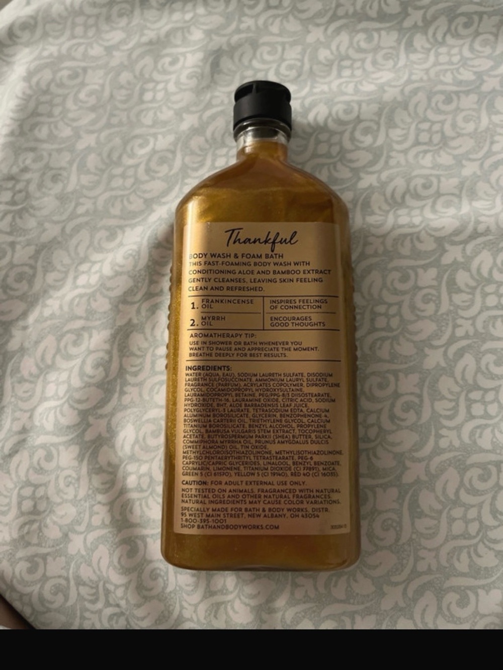 RARE Bath & Body Works Aromatherapy Thankful Discontinued Bodywash - Picture 2 of 2